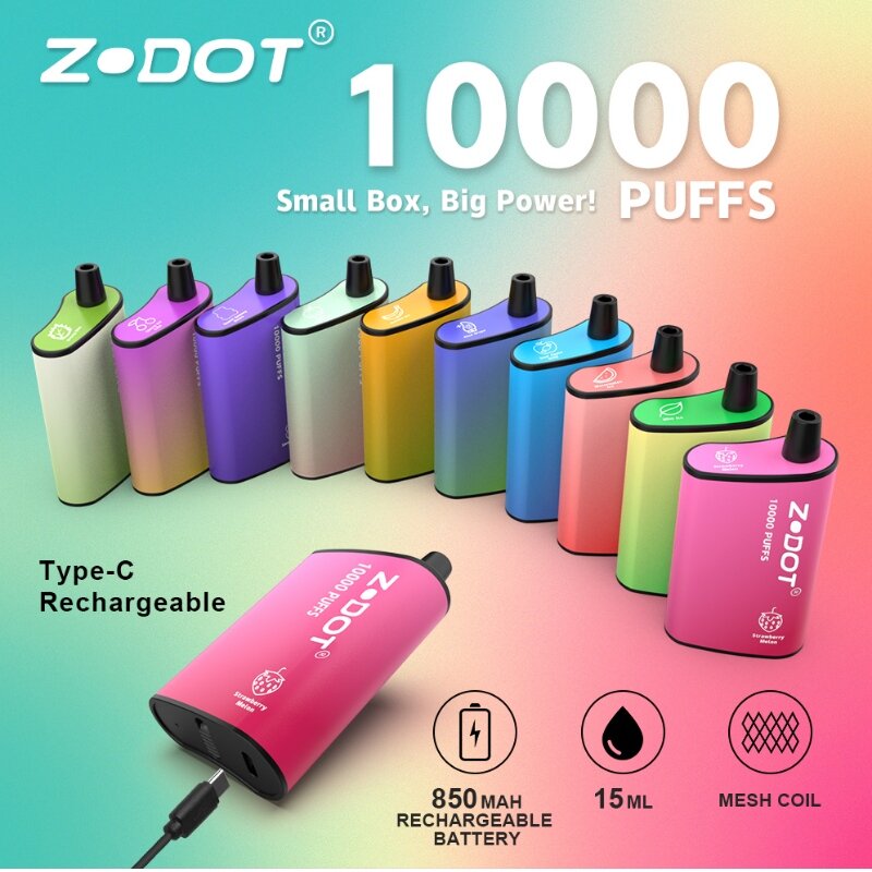 Гореща продажба 10000 пухчета Vape Electronic Cigarette Vape Pen Vape Puffs